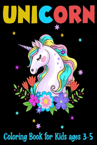 Unicorn Coloring Book for Kids ages 3-5