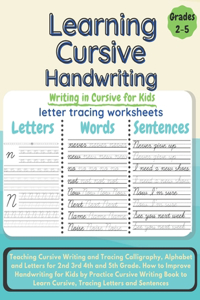 Learning Cursive Handwriting