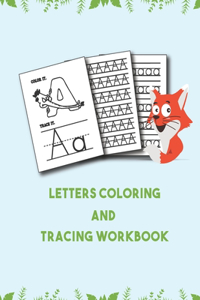 Letter Tracing And Coloring Book
