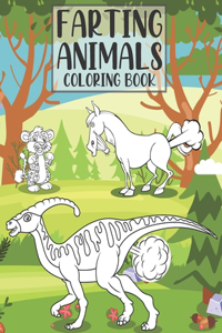 Farting Animals Coloring Book