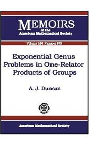 Exponential Genus Problems in One-relator Products of Groups