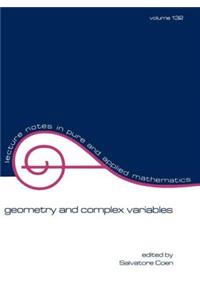 Geometry and Complex Variables