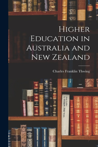 Higher Education in Australia and New Zealand