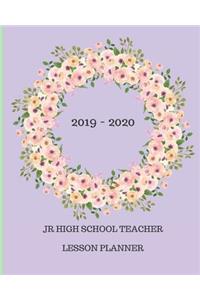 2019 - 2020 Jr High School Teacher Lesson Planner