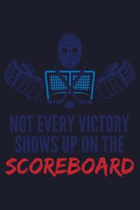 Not Every Victory Shows Up On The Scoreboard: Blank Paper Sketch Book - Artist Sketch Pad Journal for Sketching, Doodling, Drawing, Painting or Writing