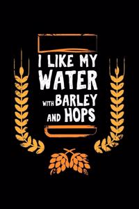 I Like My Water With Barley And Hops