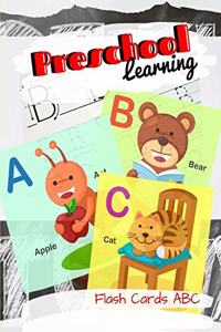 Preschool Learning Flash Cards ABC