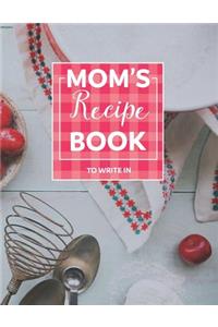 Moms Recipe Books to Write in