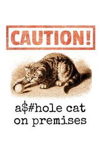 Caution! Asshole Cat on Premises