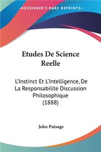 Etudes De Science Reelle