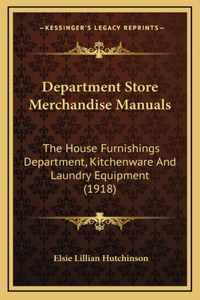 Department Store Merchandise Manuals