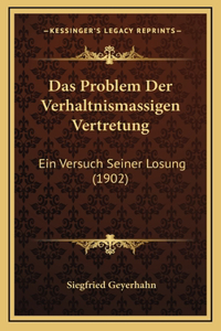 Das Problem Der Verhaltnismassigen Vertretung