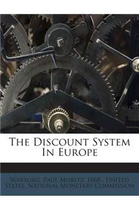 The Discount System in Europe