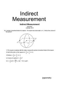 Indirect Measurement