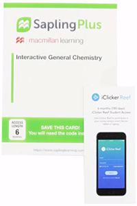 Saplingplus for Interactive General Chemistry Atoms First (Six-Months Access) & Iclicker Reef Polling (Six Months Access; Standalone)