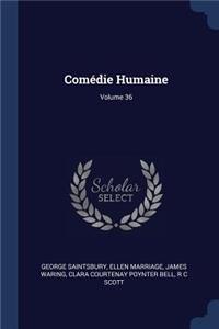 Comédie Humaine; Volume 36