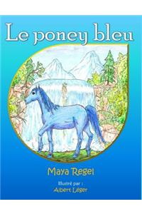 Poney bleu