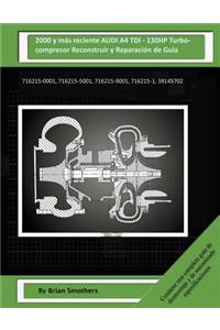 2000 y más reciente AUDI A4 TDI - 130HP Turbocompresor Reconstruir y Reparación de Guía