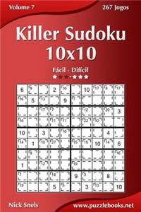 Killer Sudoku 10x10 - FÃ¡cil Ao DifÃ­cil - Volume 7 - 267 Jogos