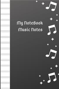 My NoteBook Music Notes