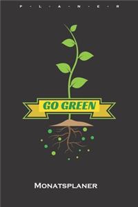 Go Green Monatsplaner