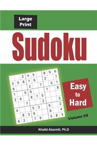 Large Print Sudoku