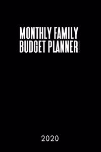 Monthly Family Budget Planner
