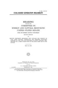 Coal-based generation reliability