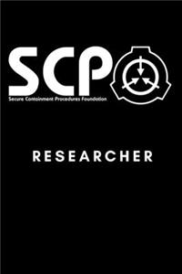 SCP Foundation - Researcher Notebook - College-ruled notebook for scp foundation fans - 6x9 inches - 120 pages