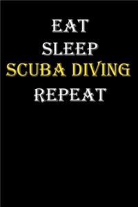 Eat, Sleep, Scuba diving, Repeat Journal