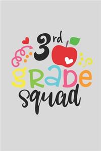 3 rd Grade Squad for Kids Gift 3 rd Grade A beautiful personalized