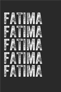 Name FATIMA Journal Customized Gift For FATIMA A beautiful personalized