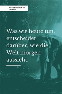 Was Wir Heute Tun, Entscheidet Darüber, Wie Die Welt Morgen Aussieht.