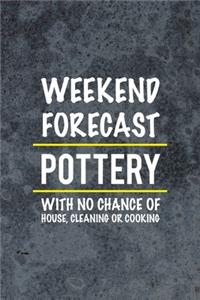 Weekend Forecast Pottery With No Chance Of House, Cleaning Or Cooking