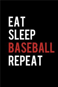 Eat Sleep Baseball Repeat