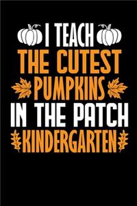 I Teach The Cutest Pumpkins In The Patch Kindergarten