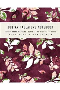 Guitar Tablature Notebook