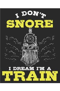 I Don't Snore I Dream I'm A Train