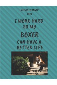 Boxer Weekly Planner 2020