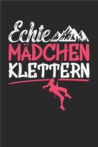 Echte Mädchen Klettern