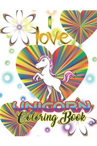 I love Unicorn Coloring Book