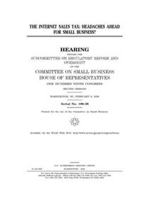 The internet sales tax