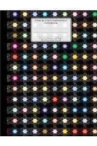 Wide Ruled Composition Notebook 8.5x 11. 120 Pages