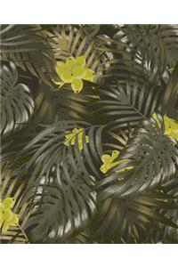 Vintage Tropical Hibiscus Journal