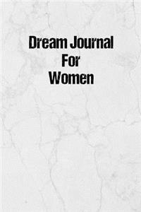 Dream Journal for Women