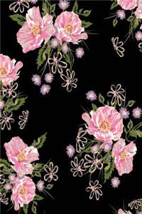 Vintage Floral Pattern Composition Book