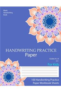 Blank handwriting book