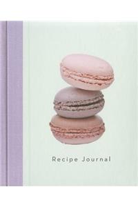 Large Receipe Journal: Three Macroons