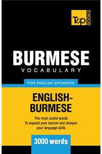 Burmese vocabulary for English speakers - 3000 words