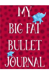 My Big Fat Bullet Journal: Jumbo Sized Graph Design Bullet Notebook Journal - 300 Plus Numbered Pages with 300 Graph Style Grid Pages, 6 Index Pages and 2 Key Pages in Large 8.5 X 11 Size